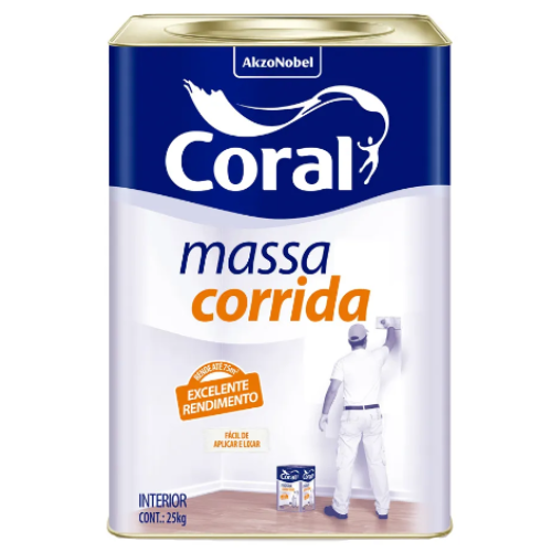 Massa Corrida de 25Kg Coral